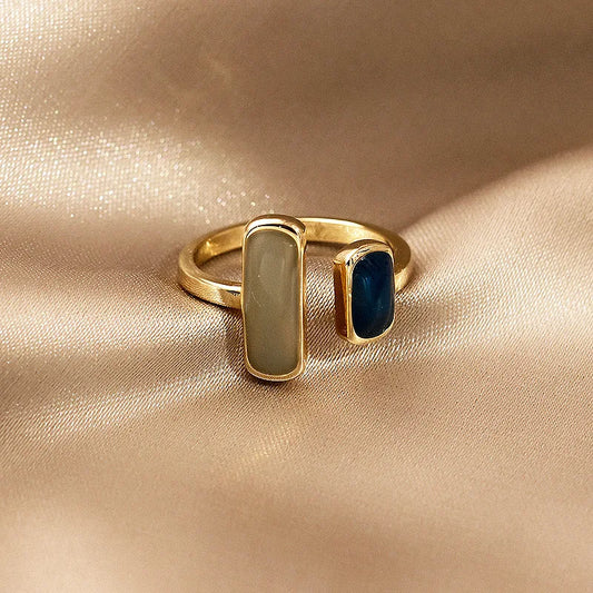 Gemstone Duo Ring