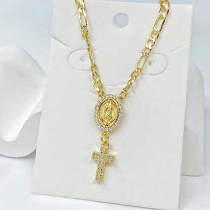 Gold-Plated Religious Amulet