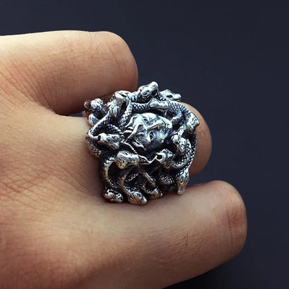 Medusa Stainless Steel Ring