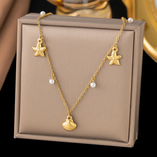 Star Pearl Necklace