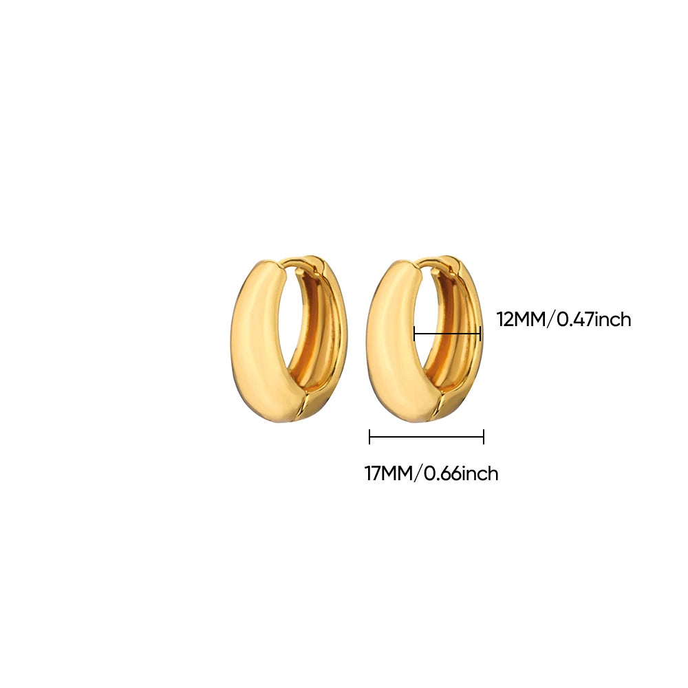 Be Bold Gold Hoop Earrings
