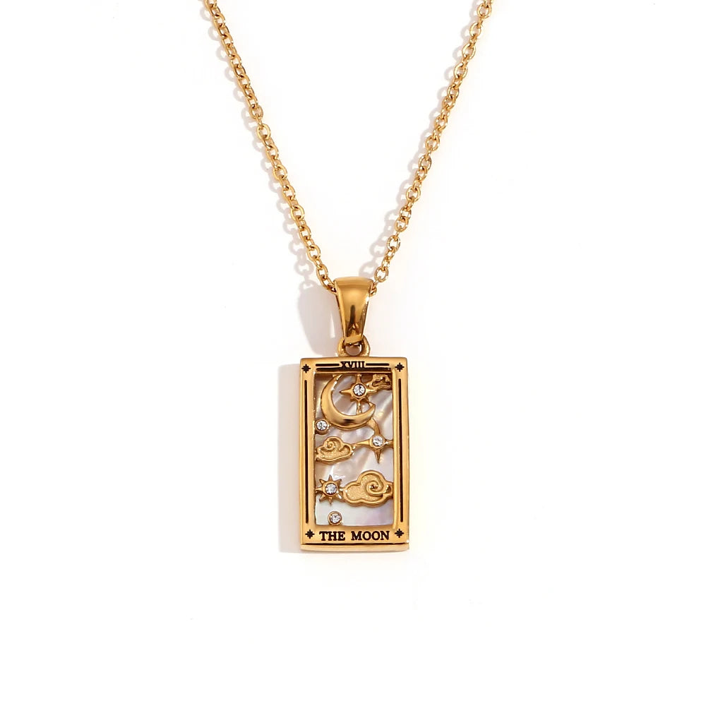 Tarot Card Pendant Necklace