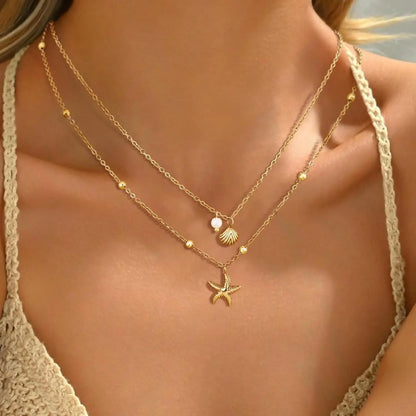 Dual Shell Necklace