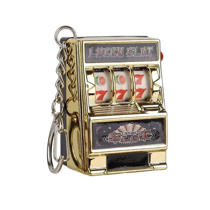 Mini Slot Machine Keychain