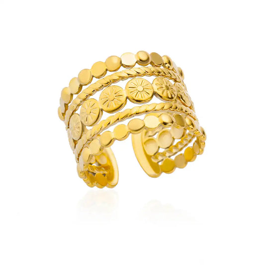 Golden Stack Ring
