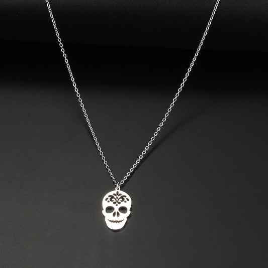 Sugar Skull Pendant Necklace