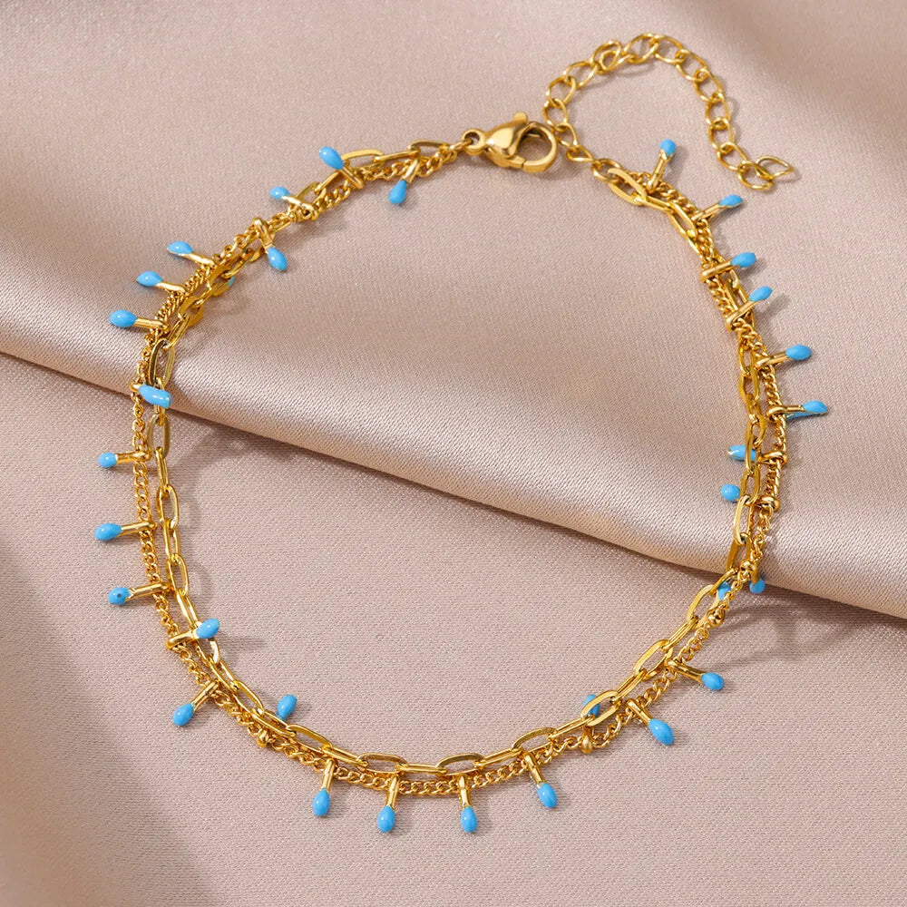 Azura Blue Anklet