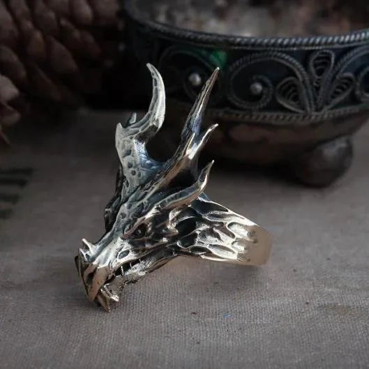 Dragon Head Adjustable Ring