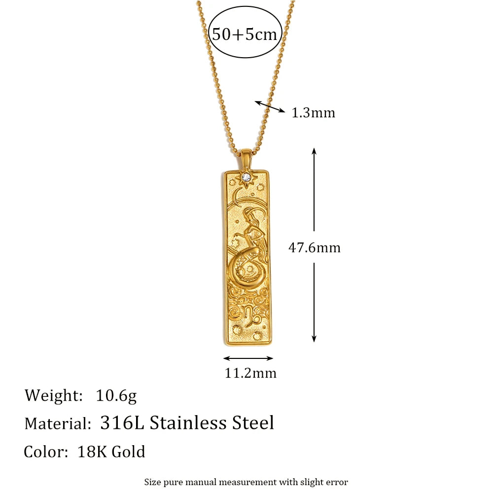 Zodiac Pendant Necklace