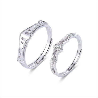 Princess And Knight Couple Rings