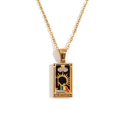 Tarot Card Pendant Necklace