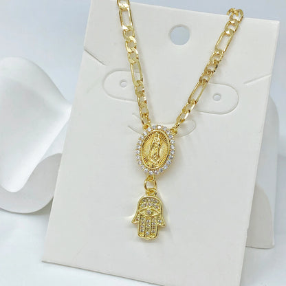 Gold-Plated Religious Amulet