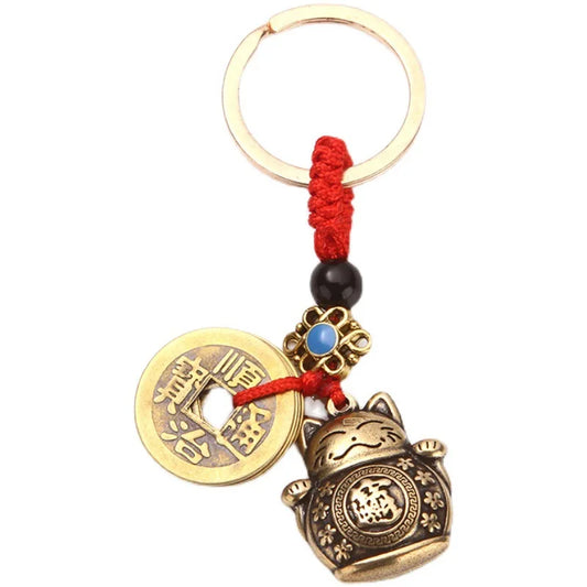 Lucky Cat Keychain