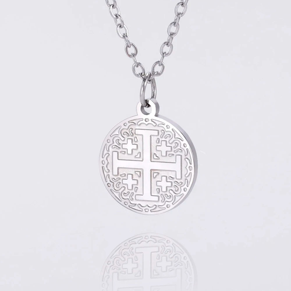 Judaism Jerusalem Cross Necklace