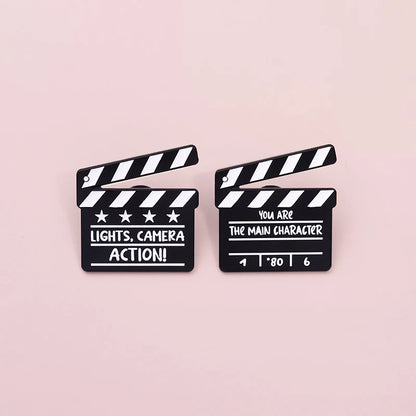 Lights Camera Action Pins