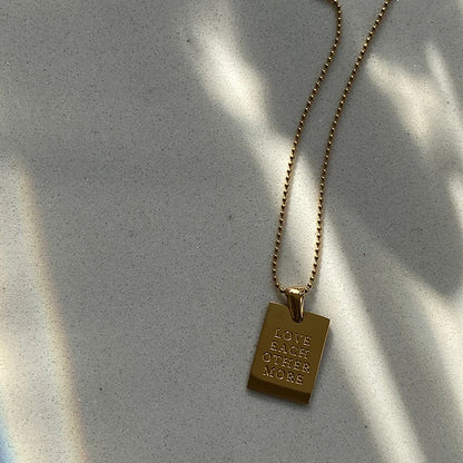 Self Love Pendant Necklace