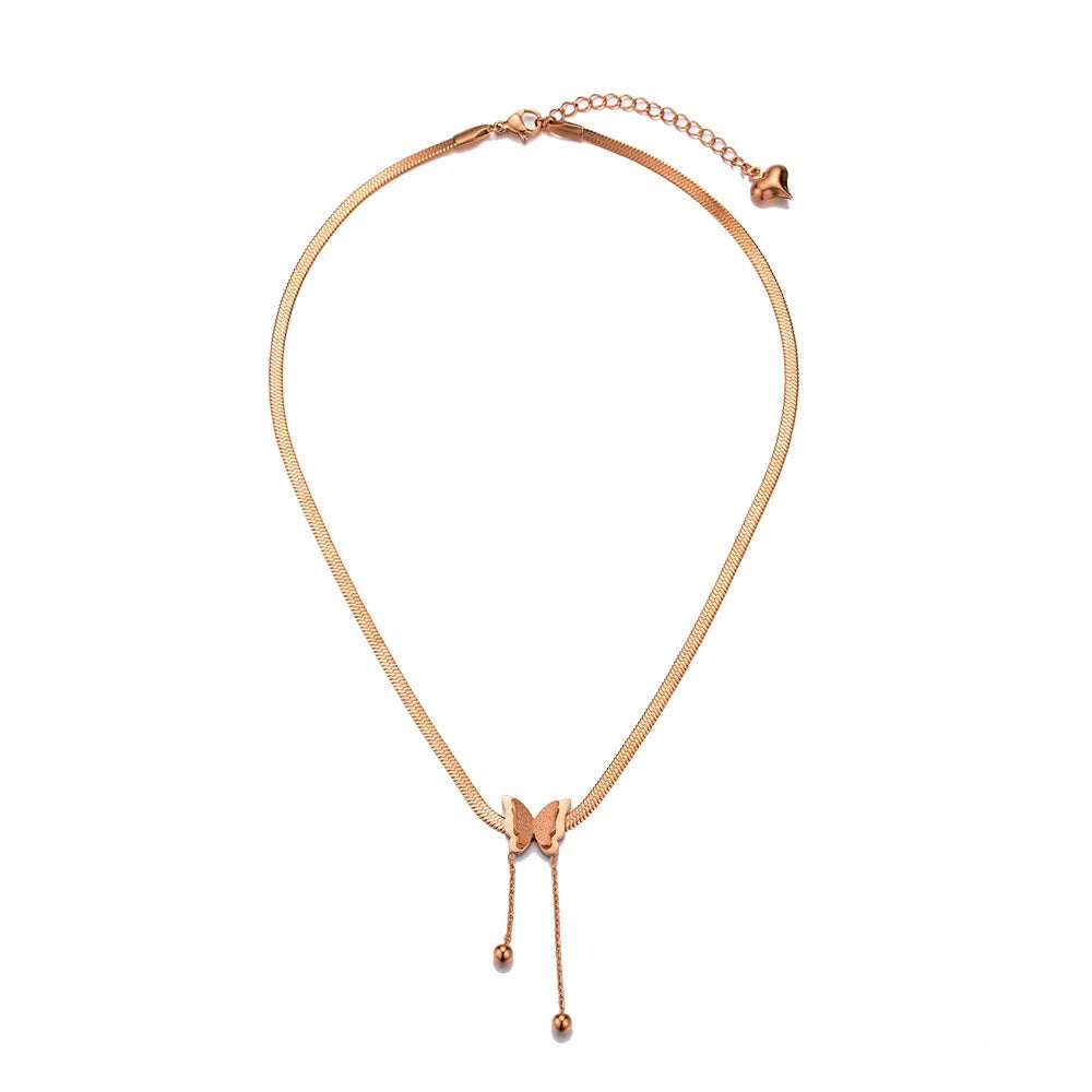Multilayer Vintage Butterfly Necklace