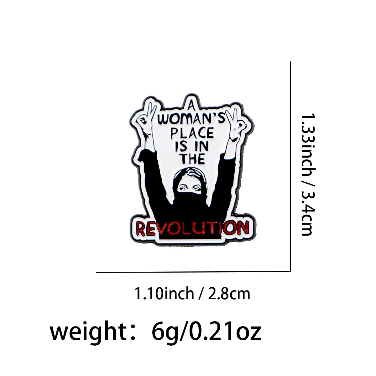 Feminist Enamel Pin Badge