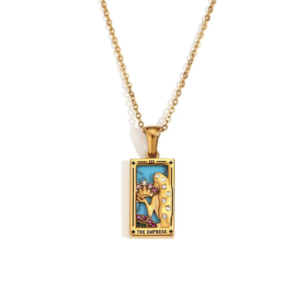 Tarot Card Pendant Necklace