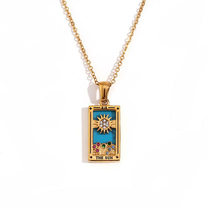 Tarot Card Pendant Necklace
