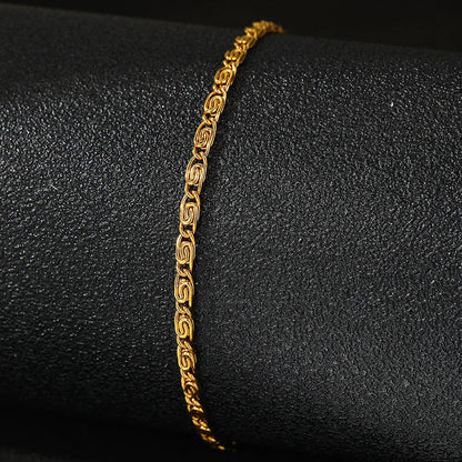 Stainless Steel Gold Chain Bracelet