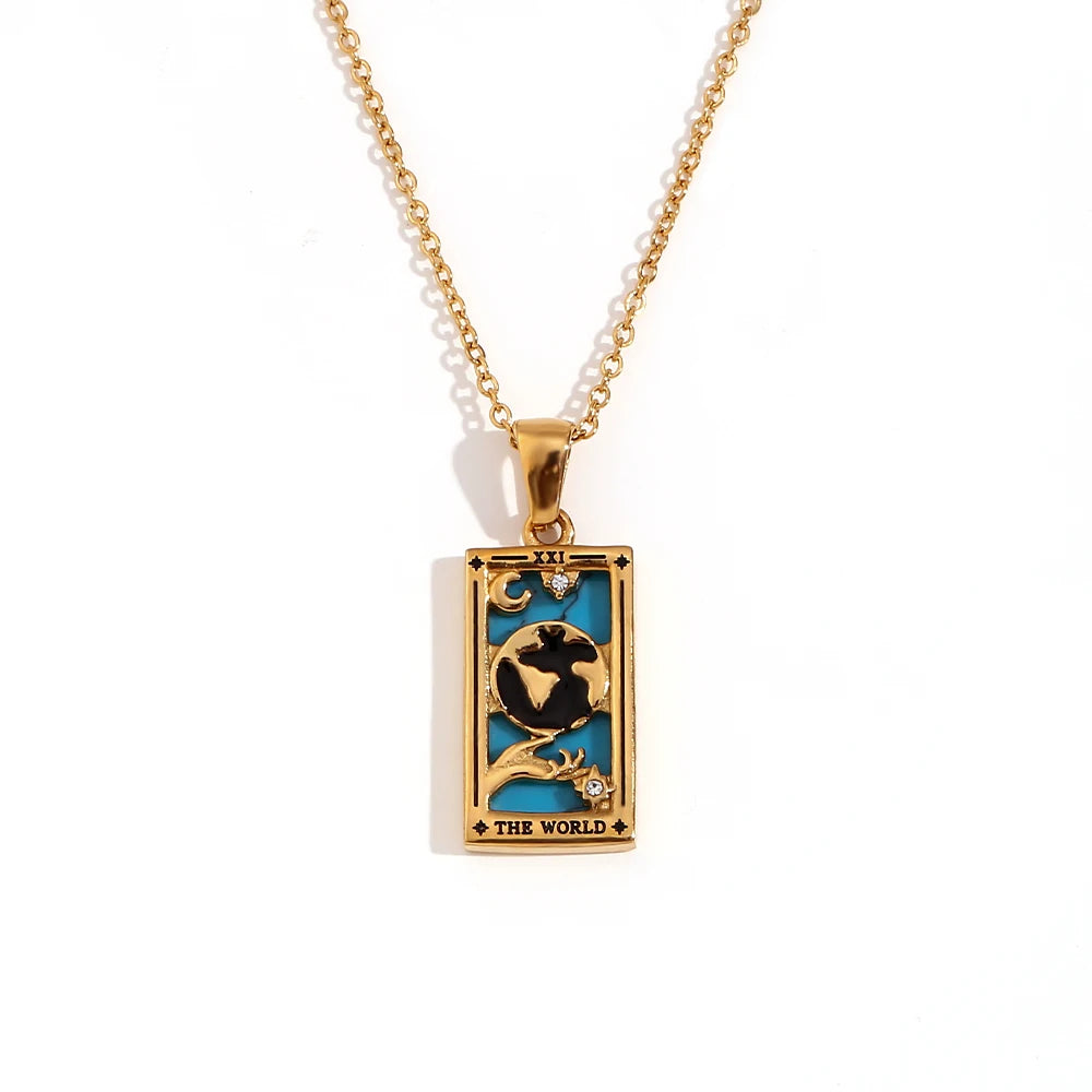 Tarot Card Pendant Necklace