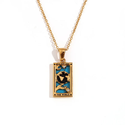Tarot Card Pendant Necklace