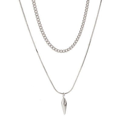 Punk Chain Necklace Set