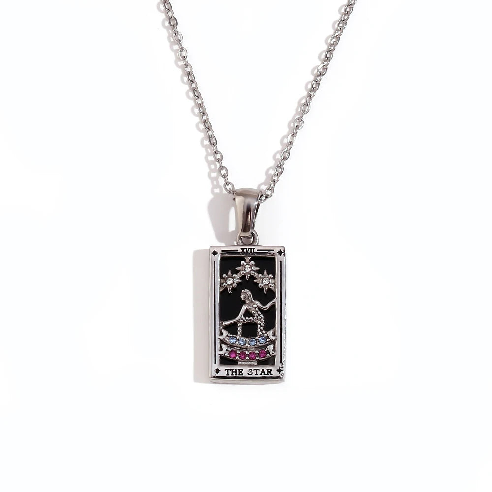 Tarot Card Pendant Necklace