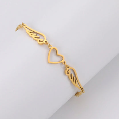Heart & Wing Anklet
