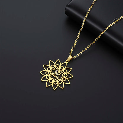Islamic Flower Necklace