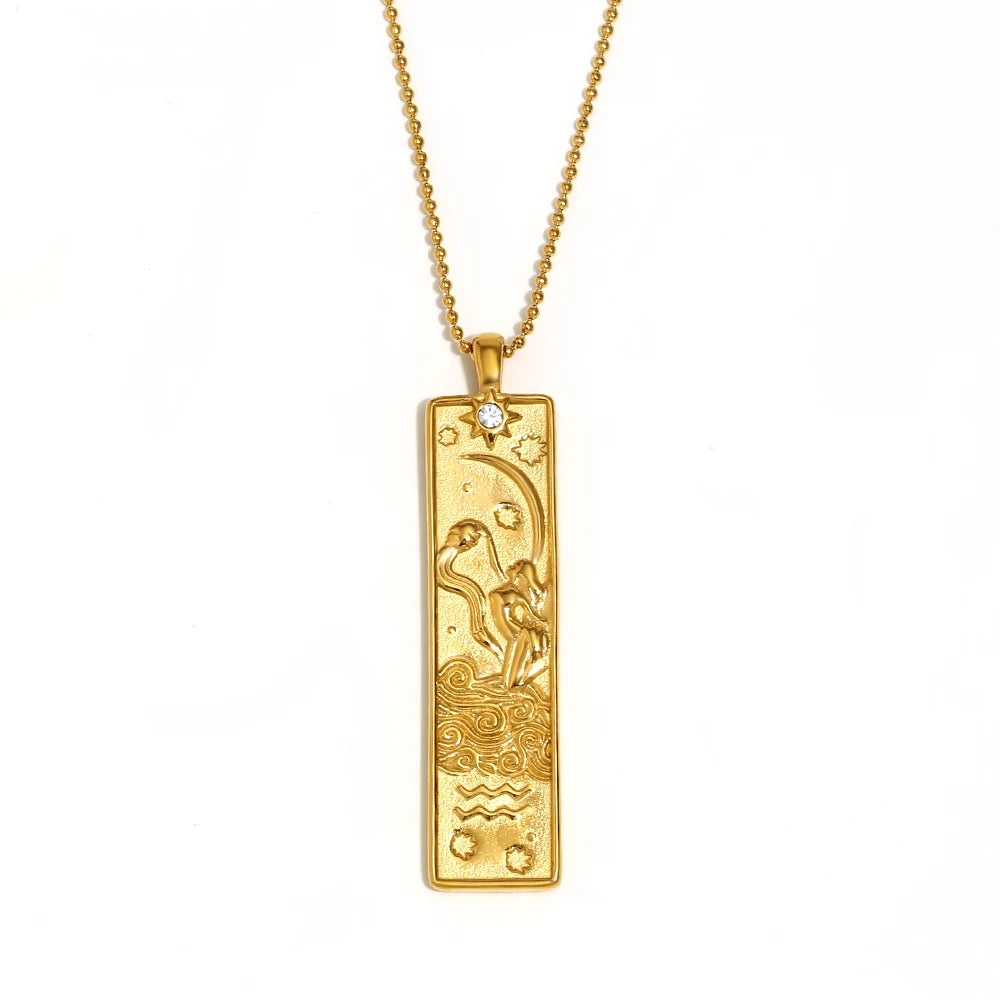 Zodiac Pendant Necklace