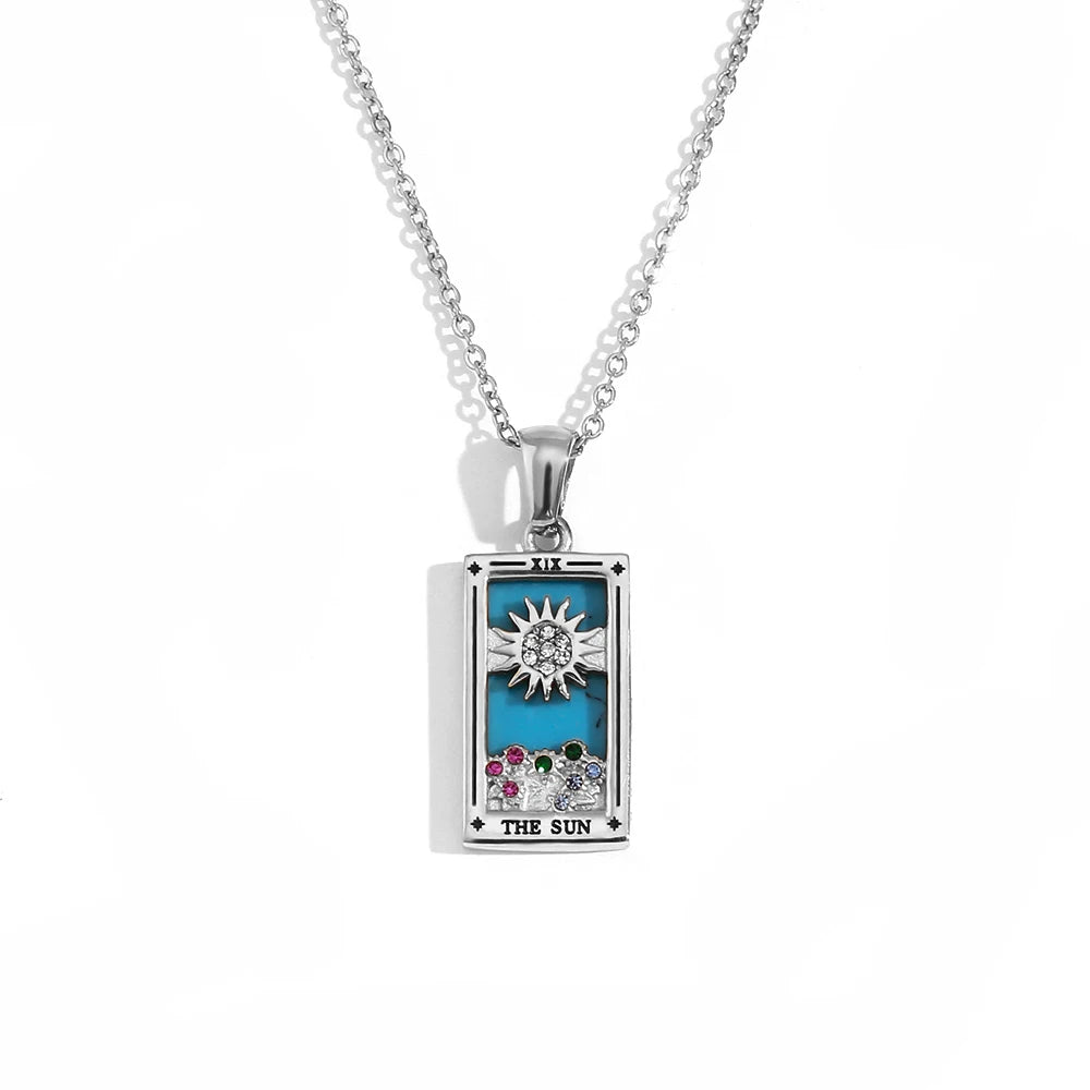 Tarot Card Pendant Necklace