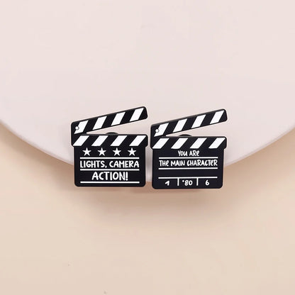 Lights Camera Action Pins
