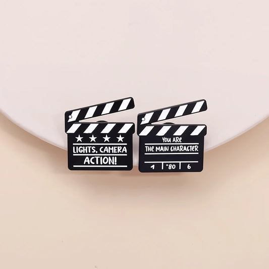 Lights Camera Action Pins