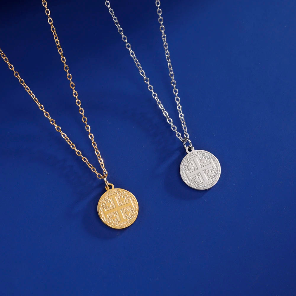 Judaism Jerusalem Cross Necklace