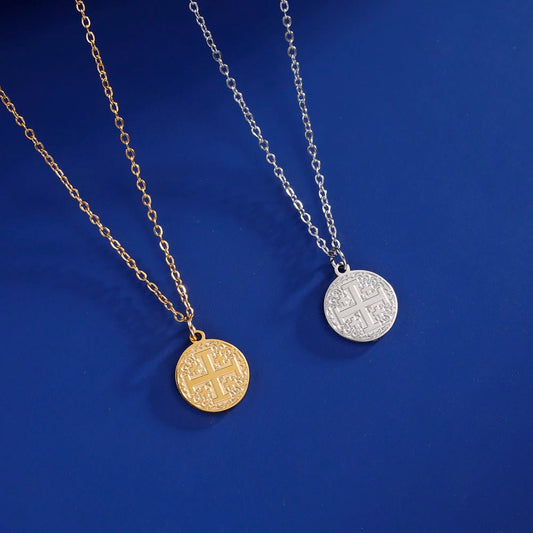 Judaism Jerusalem Cross Necklace
