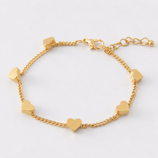 Heart & Star Infinity Bracelet
