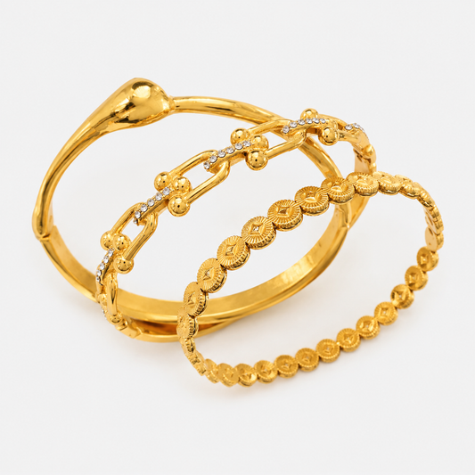 Horseshoe Bangle Set